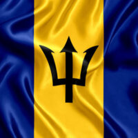 Flag of Barbados.